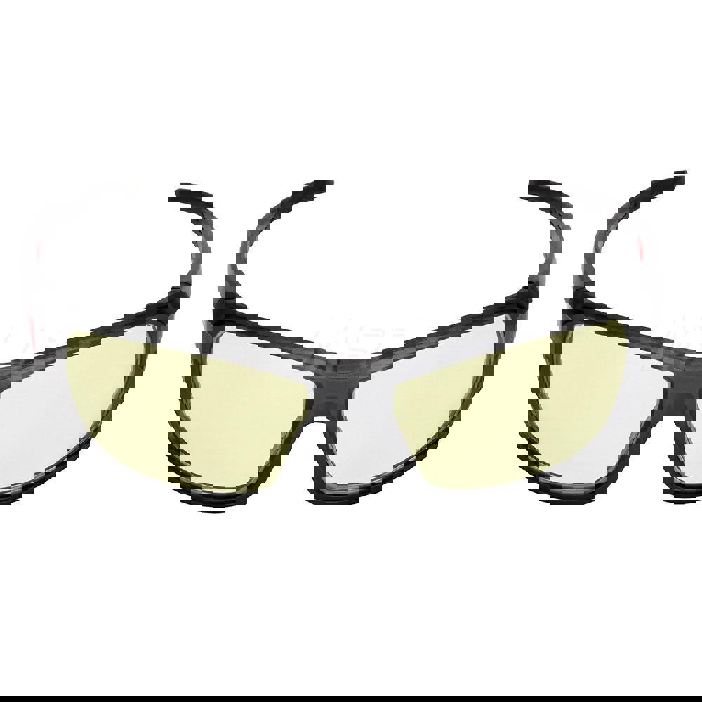 Safety Glass: Anti-Fog & Anti-Scratch, Plastic, Yellow Lenses, Full-Framed